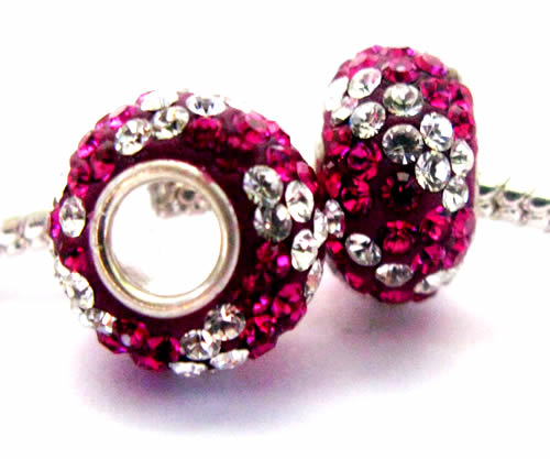 Pandora-style 925 zilver kristal multi 7