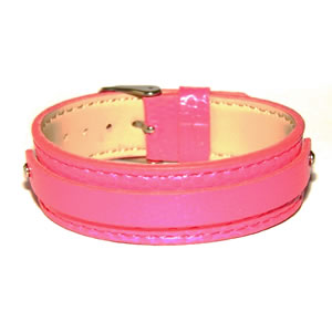 Schuifarmband breed roze