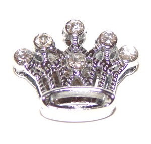 Schuifbedel strass kroontje