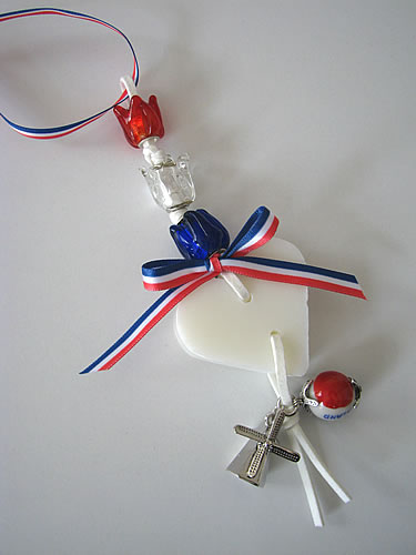 Zeepketting R W Blauwe tulpen