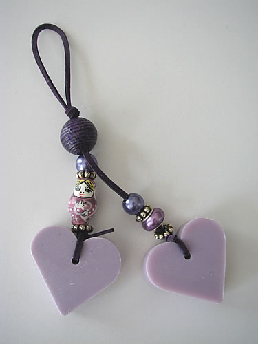 Zeepketting Lila Matruschka
