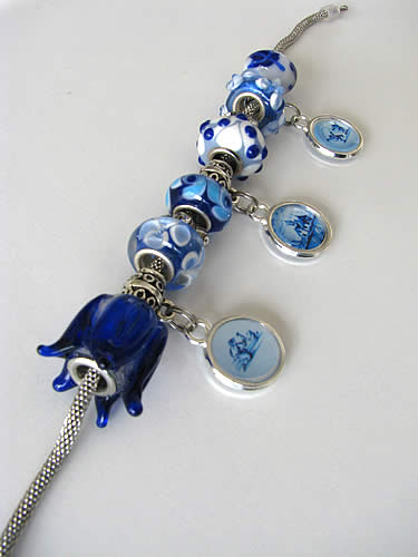 Pakket 14 - Armband Pandorastijl Delfts blauw