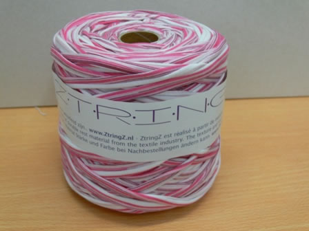 ZtringZ - Wit met roze en paars