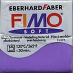 FIMO SOFT transparant-lila 604
