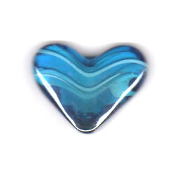 Groot Murano-hart Blauw