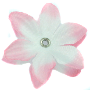 Zijde bloem wit-roze