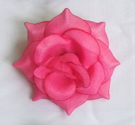 Zijde roos roze